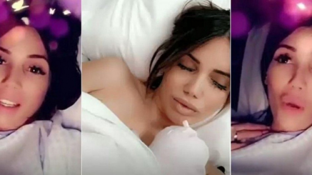 En larmes, Manon Tanti raconte son accouchement et les premiers moments passés avec sa fille Angelina.