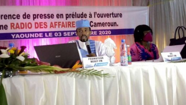 Conférence de presse de lancement de la radio Mekit fm (99.5 MGHZ) à Yaoundé (c) Odile Pahai