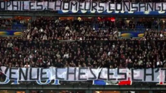 Les pires banderoles des ultras de football - Photo capture d'écran Facebook