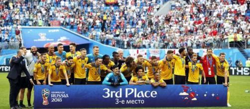 Terceira colocada na Copa do Mundo em 2018, a seleção da Bélgica contou com muitos craques no elenco. (Arquivo Blasting News)