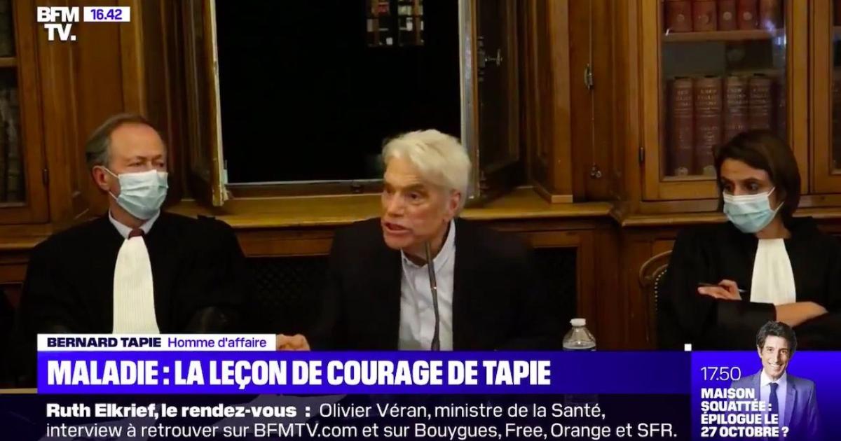Bernard Tapie : Sa leçon de courage 'avec force et honneur ...