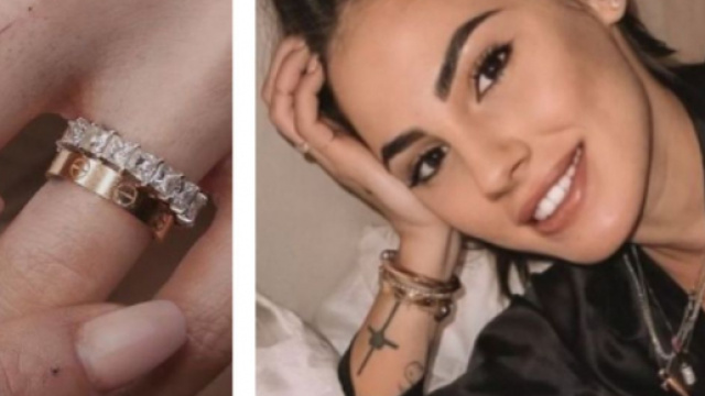 Giulia De Lellis si tatua le mani: fan notano la fedina regalata da Damante ancora al dito.