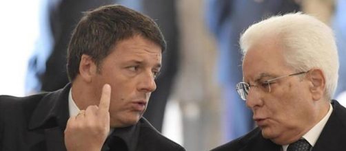 Sergio Mattarella contrario alla crisi di governo immediata minacciata da Matteo Renzi.