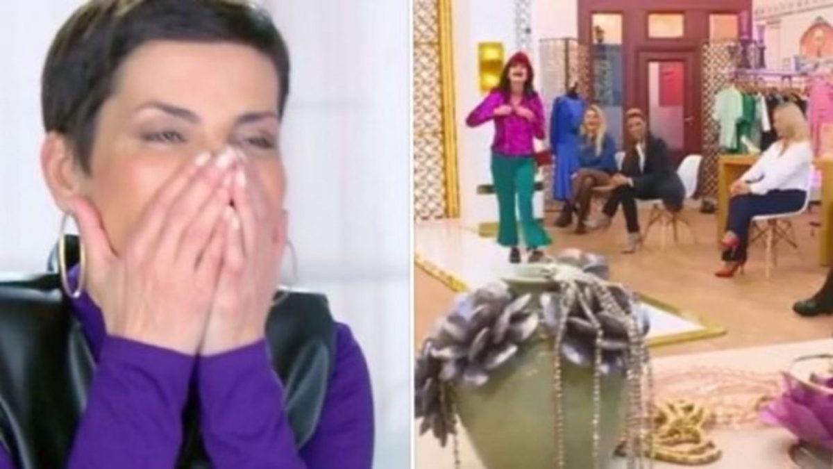 Les reines du shopping : Lio pète un plomb en plein défilé et montre sa  poitrine