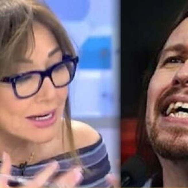 Ana Rosa Quintana y Pablo Iglesias en imagen