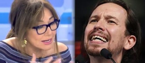 Ana Rosa Quintana y Pablo Iglesias en imagen