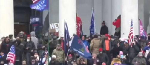 US Capitol building in lockdown as Trump supporters clash with police. [©Sky News YouTube video]