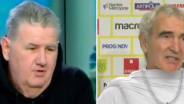 Pierre Menès vole au secours de Raymond Domenech - Photo capture d'écran vidéo Twitter canal football club