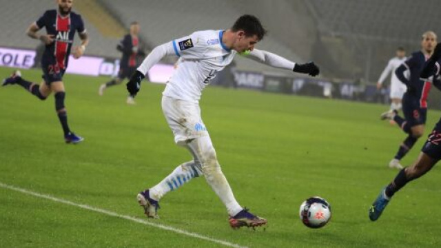 Le site de l'OM fait une erreur après le match face au PSG, les internautes se moquent. Source twitter @OM_Officiel