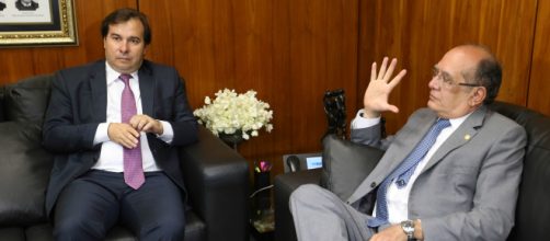 Rodrigo Maia e Gilmar Mendes usaram as redes sociais para falar sobre a falta de oxigênio em Manaus. (Arquivo Blasting News)