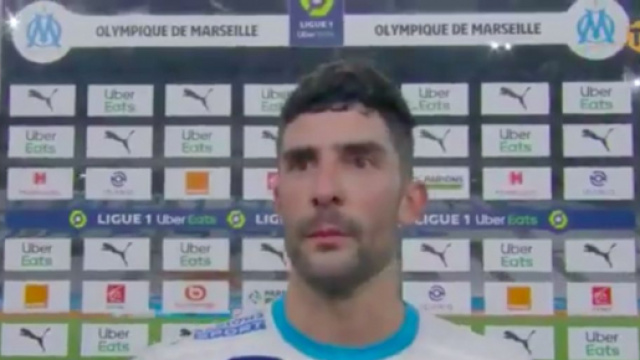 Alvaro Gonzalez dézingue ses coéquipiers en interview d'après match - © capture d'écran vidéo Twitter