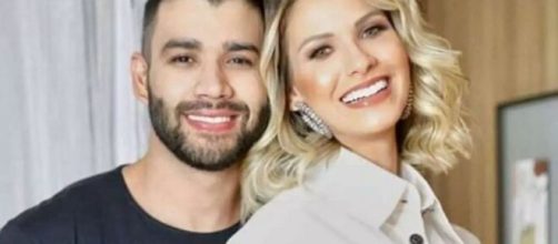 Gusttavo Lima e Andressa Suita curtem passeio juntos. (Arquivo Blasting News)