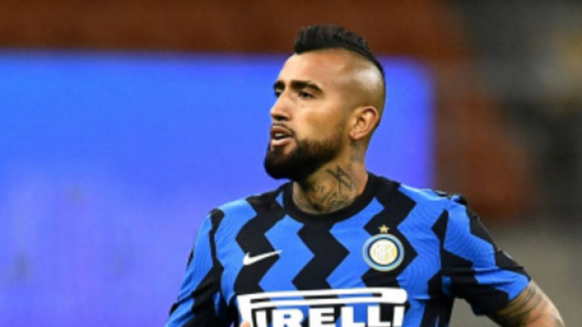 Arturo Vidal, centrocampista dell'Inter.
