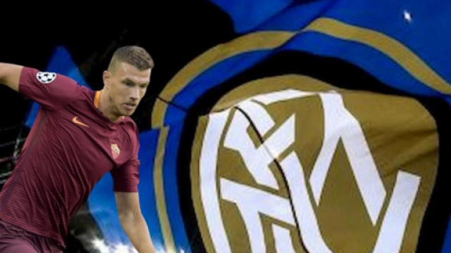 Il calciatore della Roma Edin Dzeko piace ancora all'Inter di Antonio Conte.