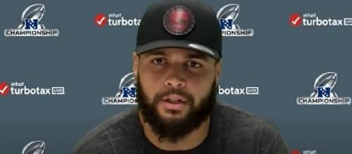Mike Evans: 'Tom Brady is the greatest player to ever play the game, happy he’s on our side'. [©Tampa Bay Buccaneers/YouTube]