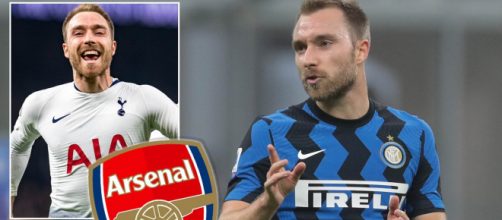 Inter, svolta per Eriksen all'Arsenal.