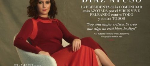 Isabel Díaz Ayuso protagoniza la portada de una revista.