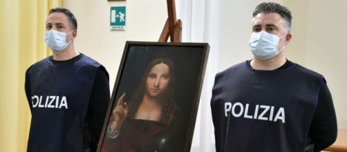 Italian Police Find Stolen Copy of Leonardo 'Salvator Mundi' - (Image via courthousenews/Youtube)