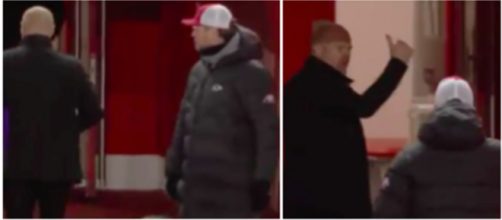 Jurgen Klopp et le coach de Burnley s'embrouille en fin de match - ©captures d'écran vidéo