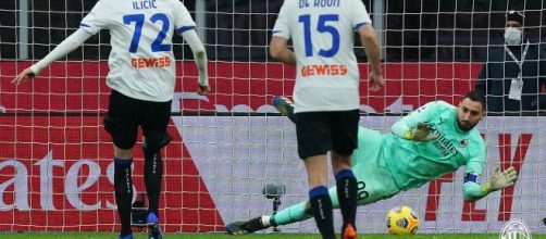 Milan - Atalanta: Ilicic segna il gol del raddoppio beffando Donnarumma - foto da: acmilan.com