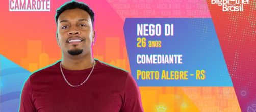 Nego Di é participante do 'BBB21'. (Reprodução/TV Globo)