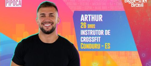 Arthur Picoli está no 'BBB21'. (Reprodução/TV Globo)