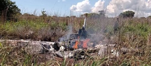 Avião cai no Tocantins. (Foto: Divulgação)