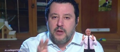 Matteo Salvini favorevole all'ipotesi Berlusconi al Quirinale.