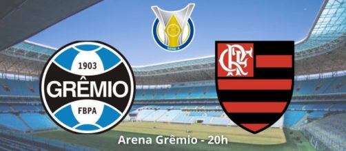 Grêmio x Flamengo: como assistir ao vivo. (Fotomontagem)