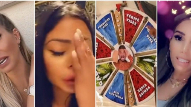 Les Marseillais &agrave; Duba&iuml; : Jessica Thivenin, Maeva Ghennam et Manon Marsault r&eacute;agissent au "jeu des probl&egrave;mes".