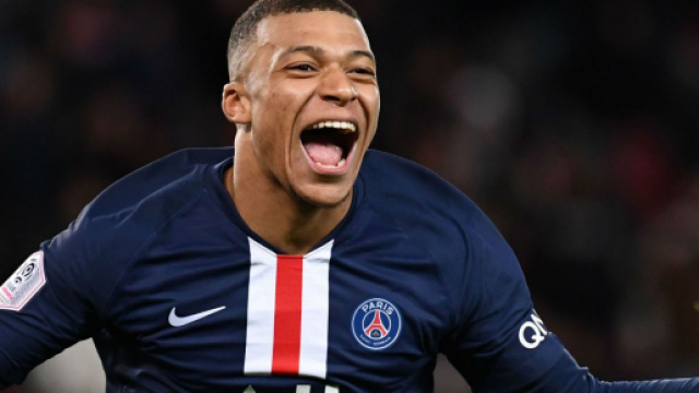 Mbappè, attaccante del Paris Saint Germain.