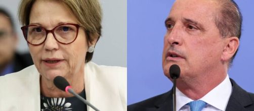 Bolsonaro exonera Onyx e Tereza Cristina para participarem da eleição na Câmara. (Arquivo Blasting News)