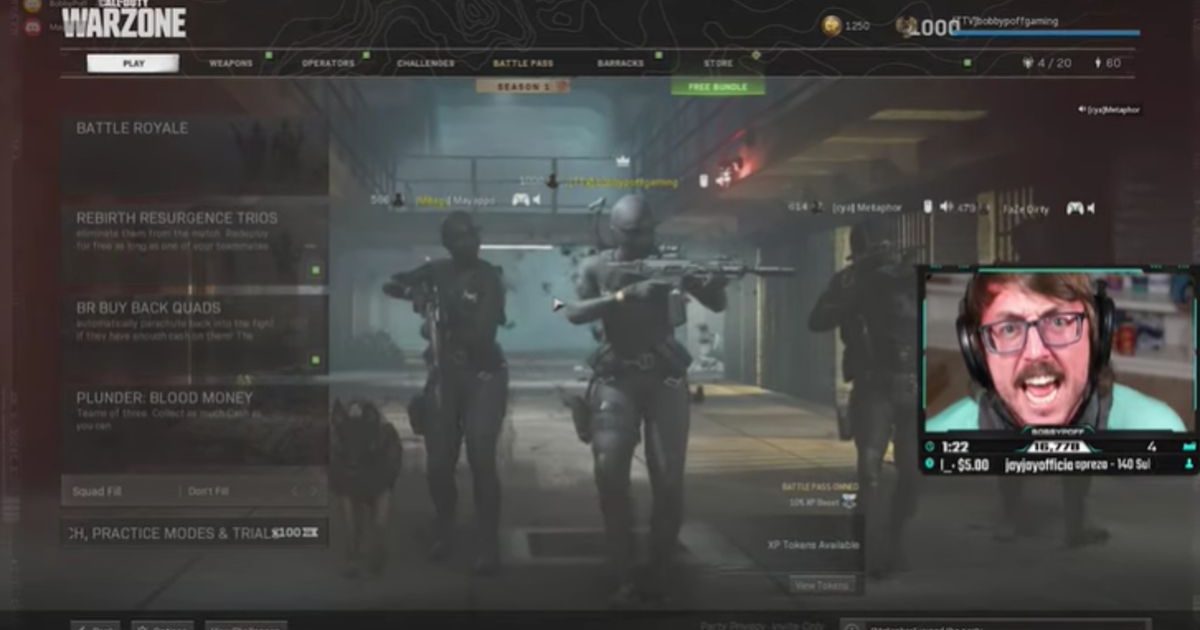 'Warzone' streamer called out Activision in an explosive rant about ...