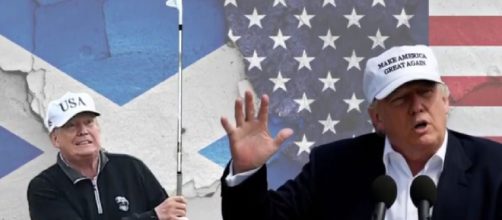 Donald Trump `may snub Joe Biden's inauguration for a trip to Scottish golf course.'[© Jessica Valetta YouTube video]