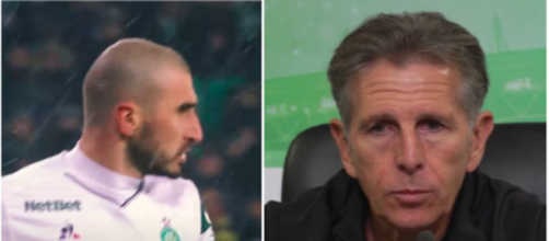 Ruffier et Puel se seraient insultés dans les vestiaires - ©captures d'écrans vidéo YouTube