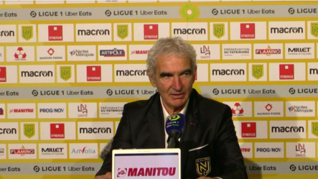 Raymond Domenech compare Jean Lucas à Maradona et se fait critiquer - © capture d'écran conférence de presse Domenech Twitch FC Nantes