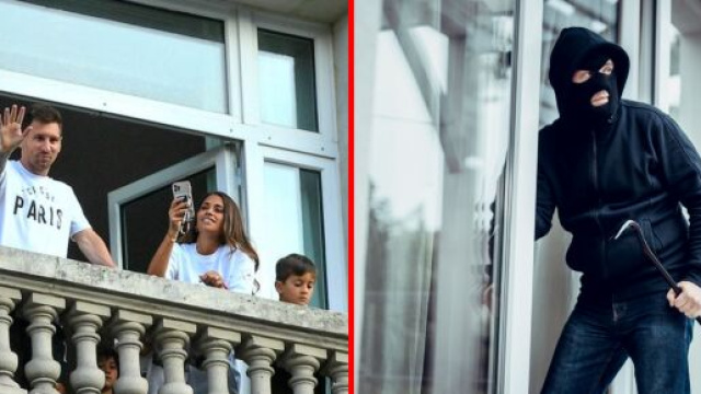 L'hôtel où réside Lionel Messi cambriolé, un cauchemar pour le PSG (capture YouTube et montage photo)