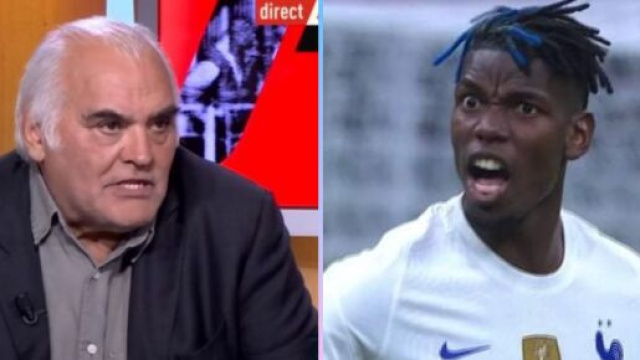 Gilles Favard ironise sur Pogba et se fait détruire par les internautes (capture YouTube et montage photo)