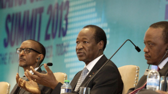 President Blaise Compaoré of Burkina Faso addresses participants at the Transform Africa Summit 2013 - Kigali, 29 October 2013 ©Flickr