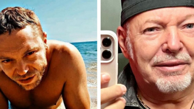 Vasco Rossi e il figlio Davide (Instagram)