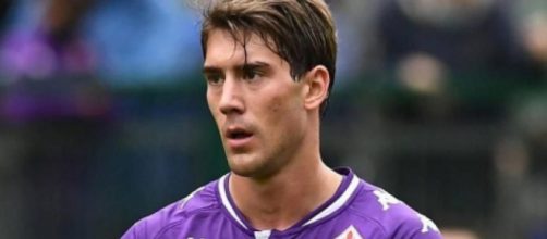 Dusan Vlahovic, giocatore della Fiorentina.