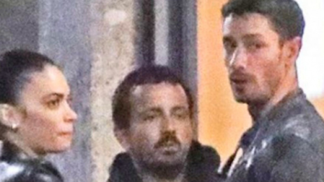 Elodie paparazzata a Milano con il modello Davide Rossi.