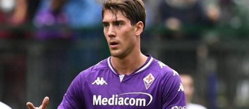 Dusan Vlahovic, giocatore della Fiorentina.