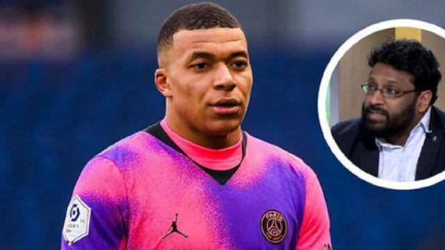 Dave Appadoo dévoile ce qui pourrait faire prolonger Mbappé au PSG (capture YouTube et montage photo)