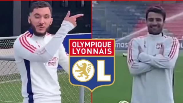 Rayane Cherki trolle Léo Dubois et enflamme la toile (capture YouTube et montage photo)