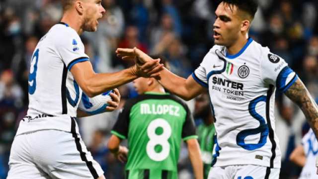 Inter, in Champions torna la coppia in attacco Lautaro-Dzeko.