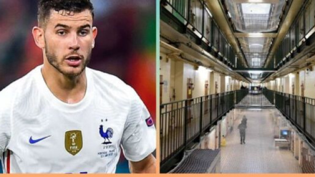 Lucas Hernandez à déjà choisi dans quel prison il souhaite aller en Espagne (captures Youtube et montage)