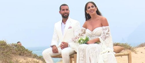 Anabel Pantoja en la boda con Omar (@telecincoes)