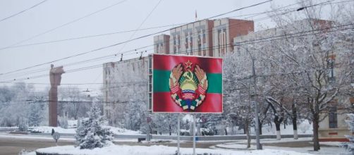 Transnistria, la sede del Parlamento di Tiraspol.