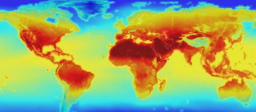 Foto che mostra i paesi più colpiti dalla crisi climatica e dall'innalzamento delle temperature.